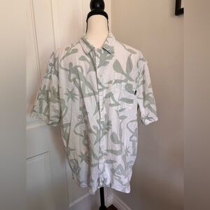 Dockers Men's Green Patterned Shirt